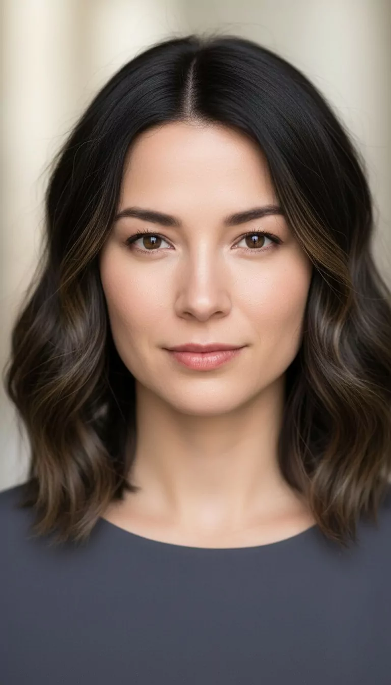 Soft textured hair — Female, Oval face shape