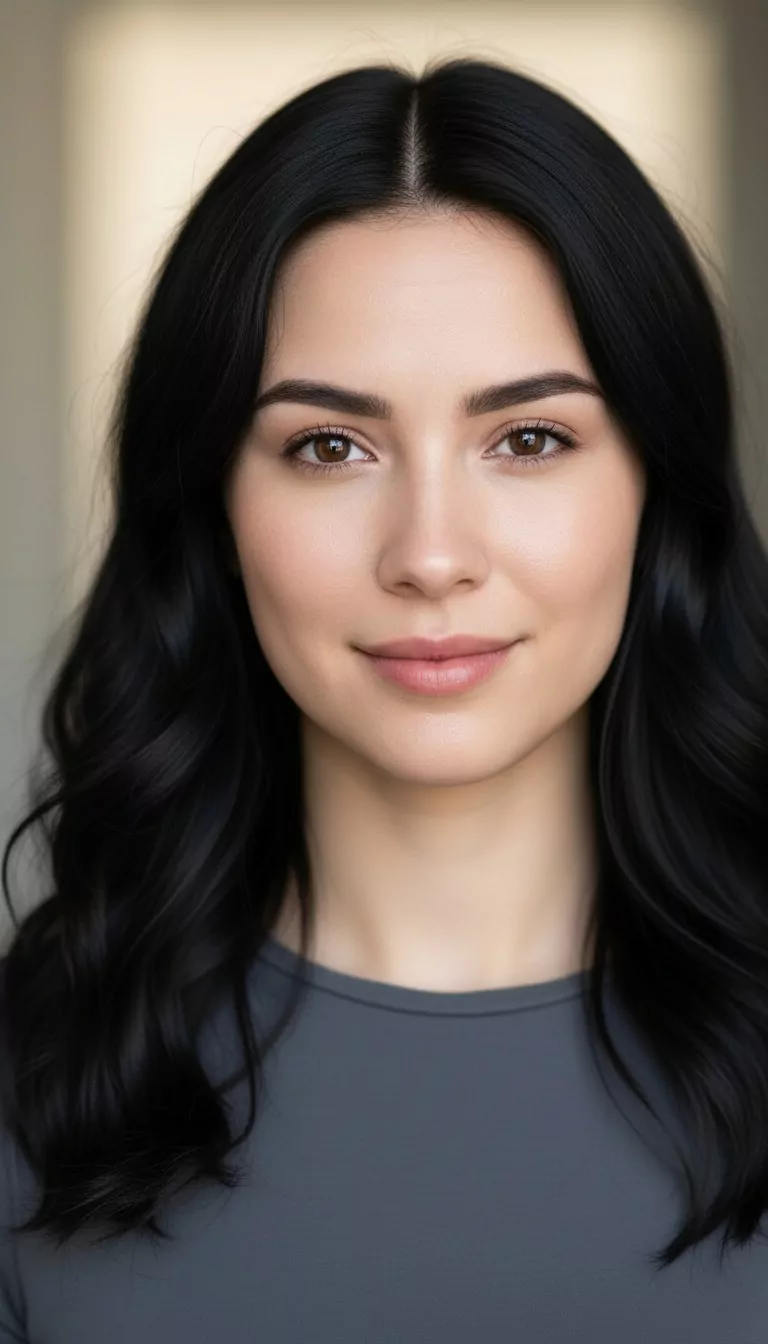 Soft waves — Female, Long face shape