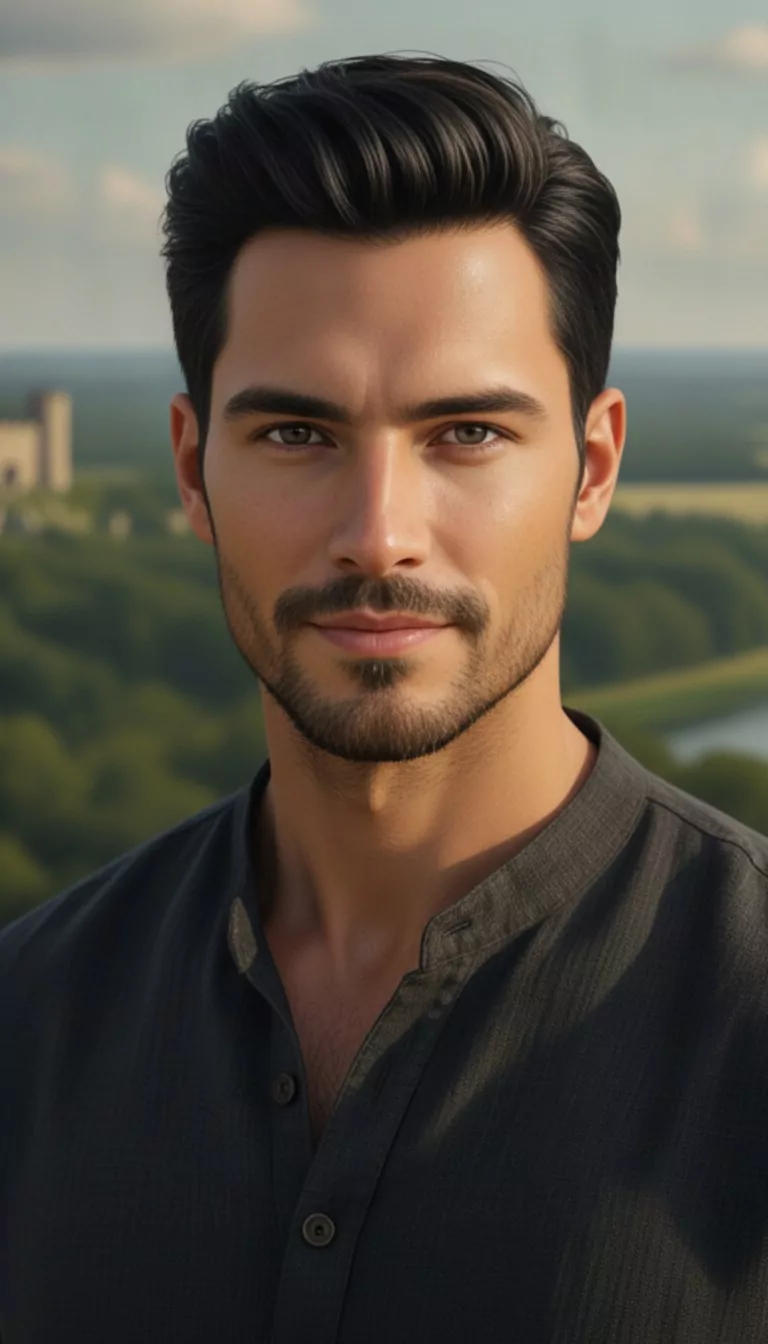 Quiff — Male, Oval face shape